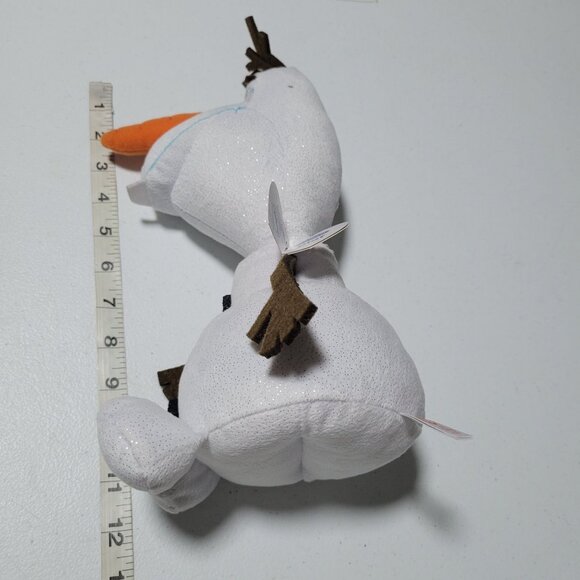 Disney Frozen Olaf Snowman 12 inch Plush Stuffed Animal Toy TY Beanie Babies - Picture 8 of 8